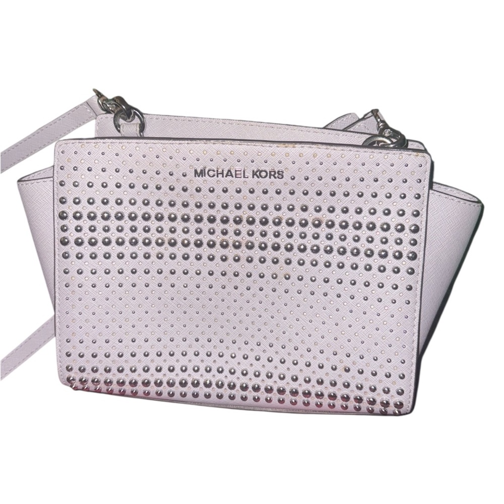 MICHAEL KORS SELMA STUD CROSSBODY BAG